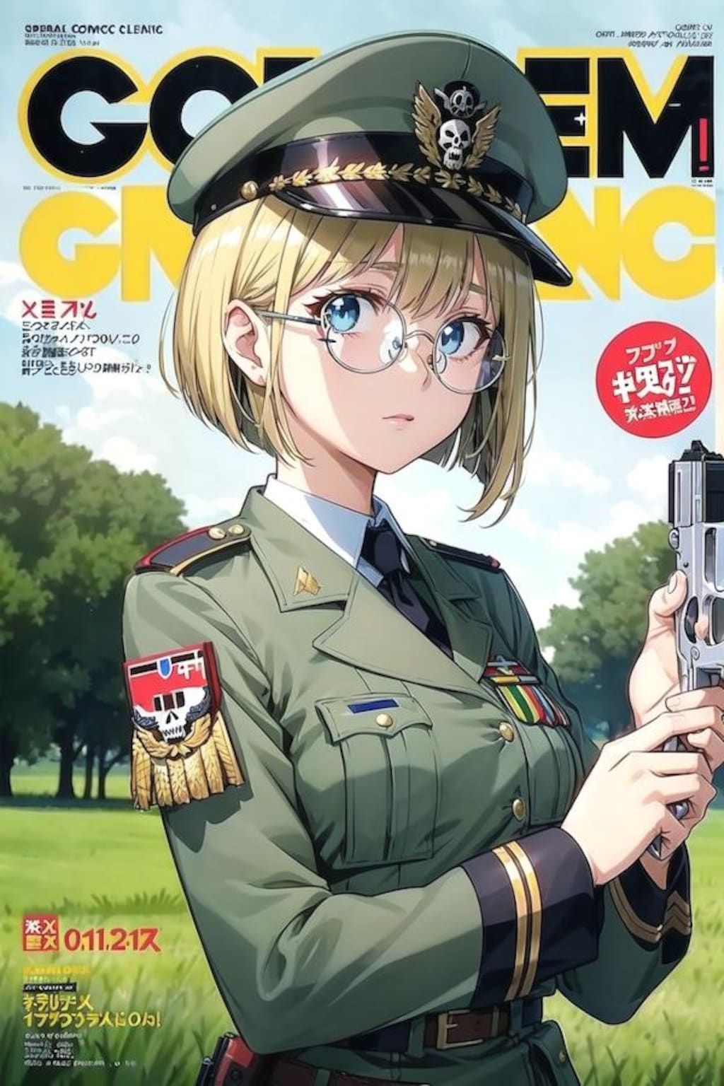 おかっぱさん ミリタリー誌デビュー(改)