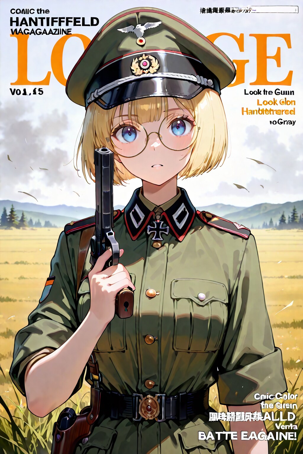 おかっぱさん ミリタリー誌デビュー(改) | の人気AIイラスト・グラビア