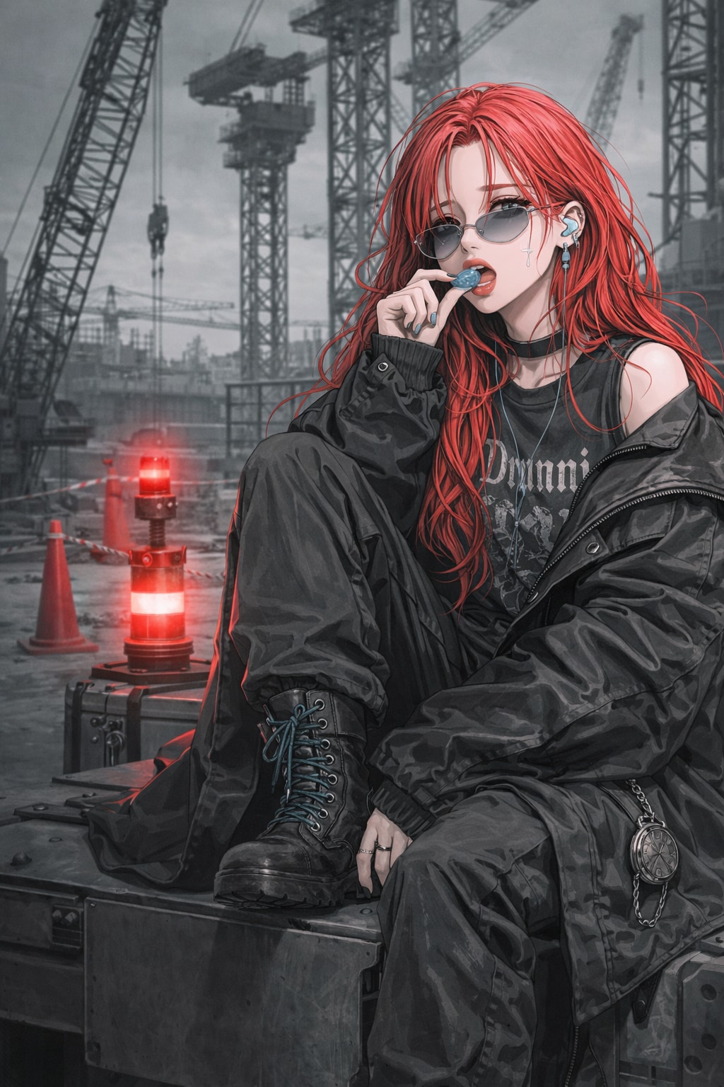 十朱リラは、警告の赤を、飴と一緒に飲み干す。