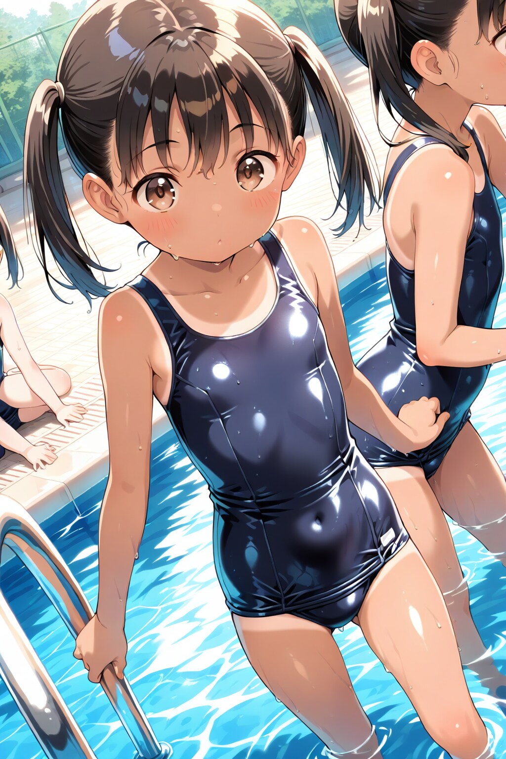 スク水美少女たち