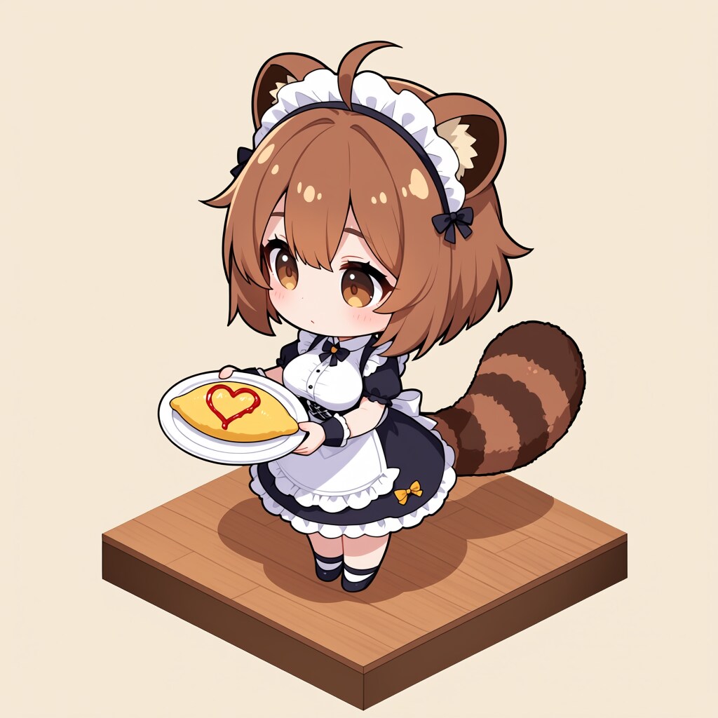ちびタヌキ【オムライス】