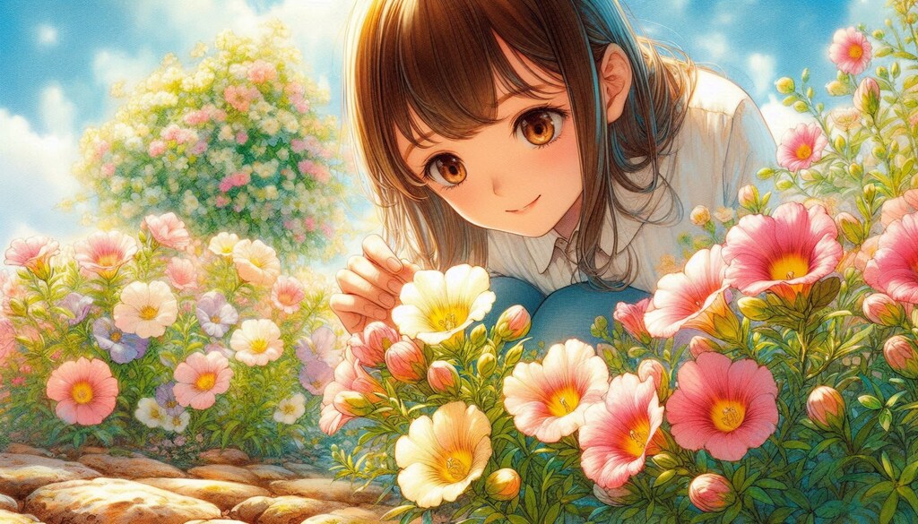 誕生花　0523 ゴデチア
