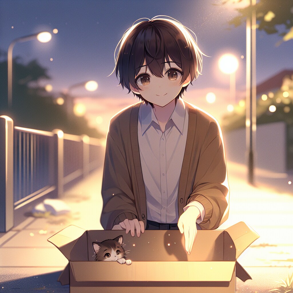 猫を捨てる少女 | の人気AIイラスト・グラビア