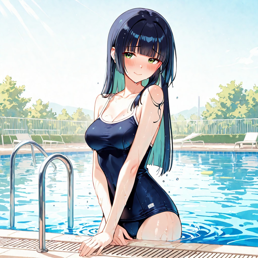 あの……私、泳げないので、お手伝いしてもらってかまいませんか？こんな私で良ければ……ですけど。