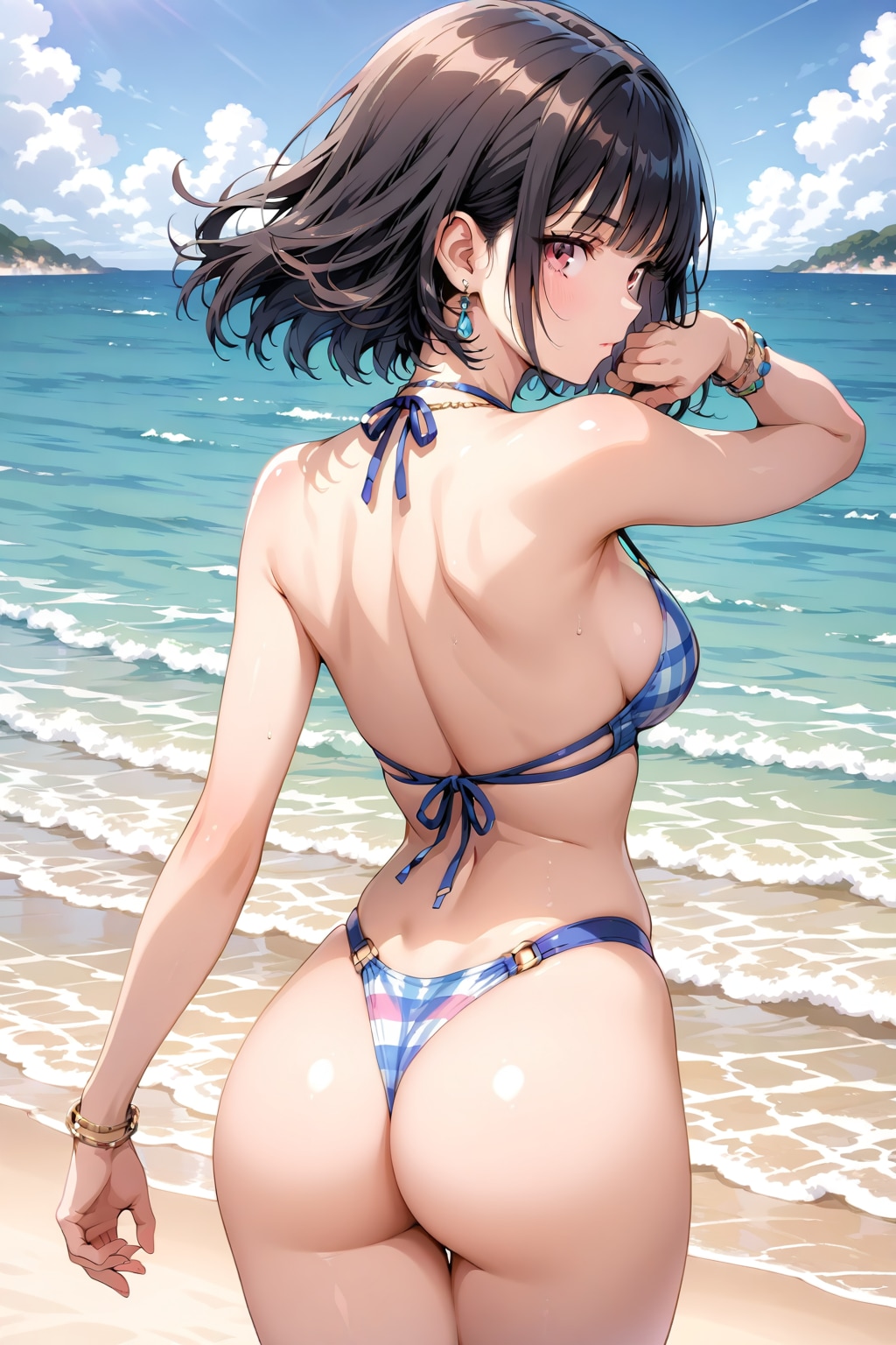ビキニ姿の少女