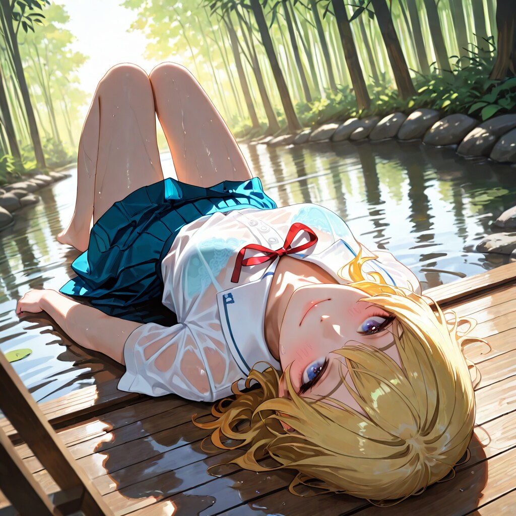 縁側にて