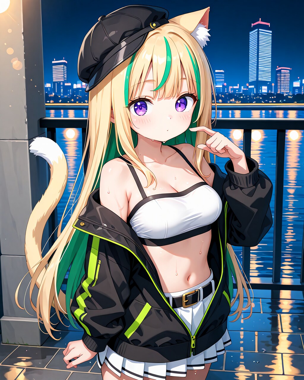 雨上がりのストリート猫ちゃん