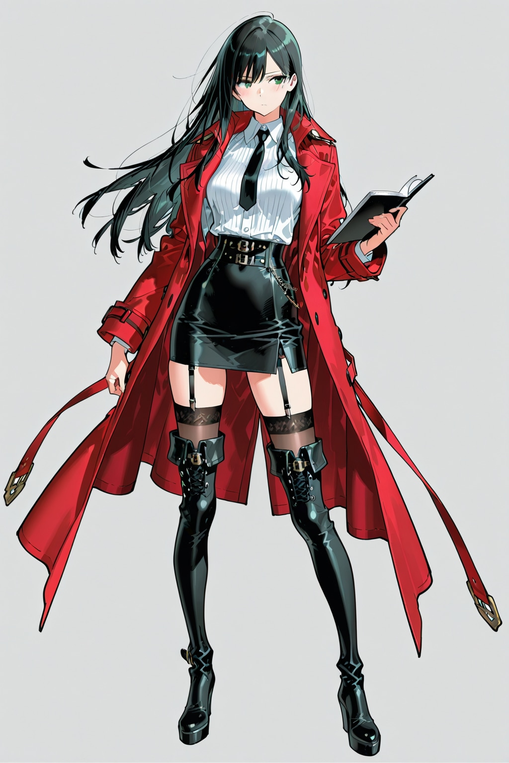 昔書いていた黒歴史ノートの設定で画像生成してみた。