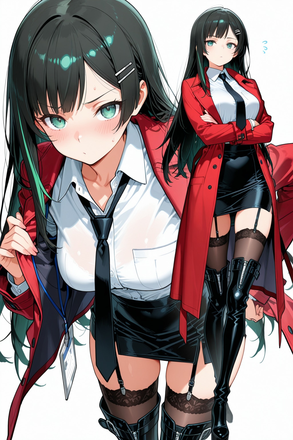 昔書いていた黒歴史ノートの設定で画像生成してみた。