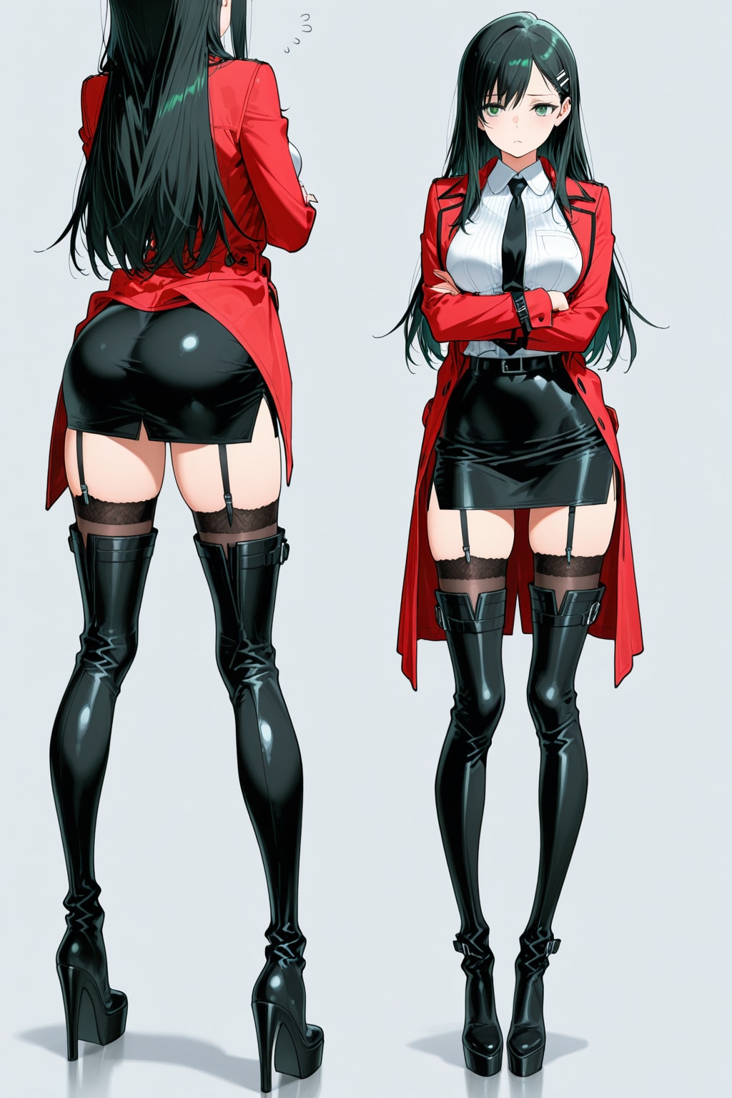 昔書いていた黒歴史ノートの設定で画像生成してみた。