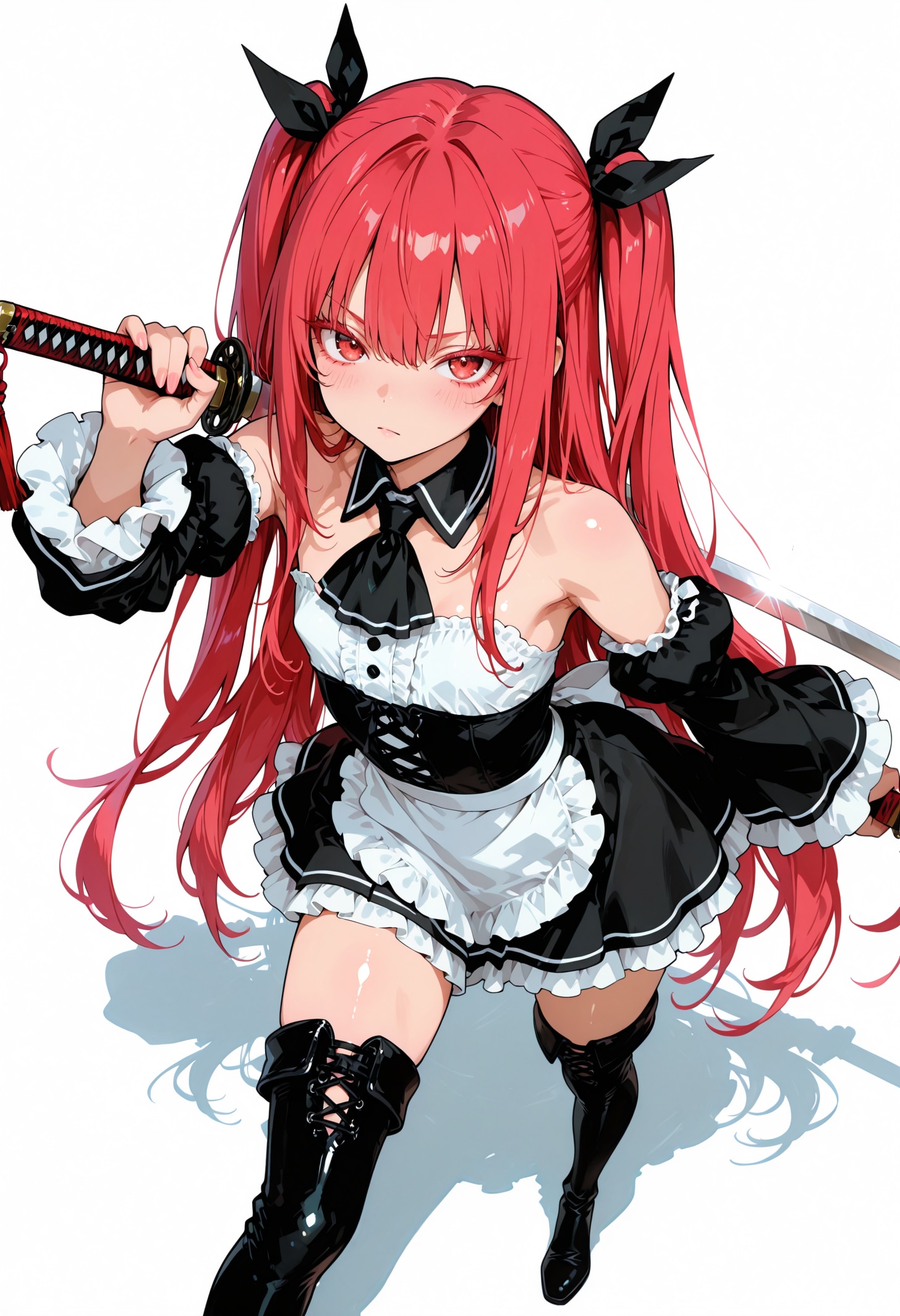刀メイド | の人気AIイラスト・グラビア