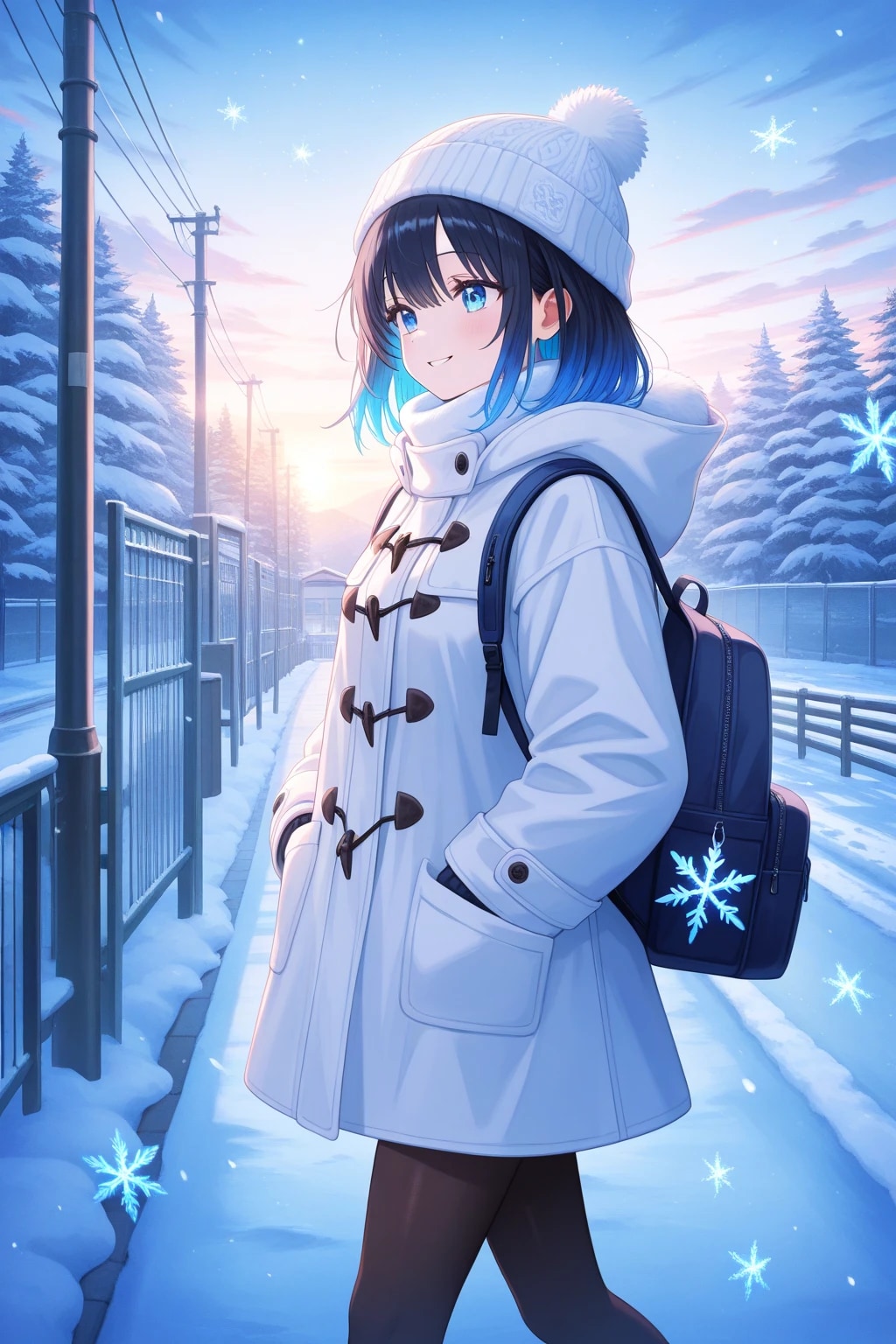 もこもこコート | の人気AIイラスト・グラビア