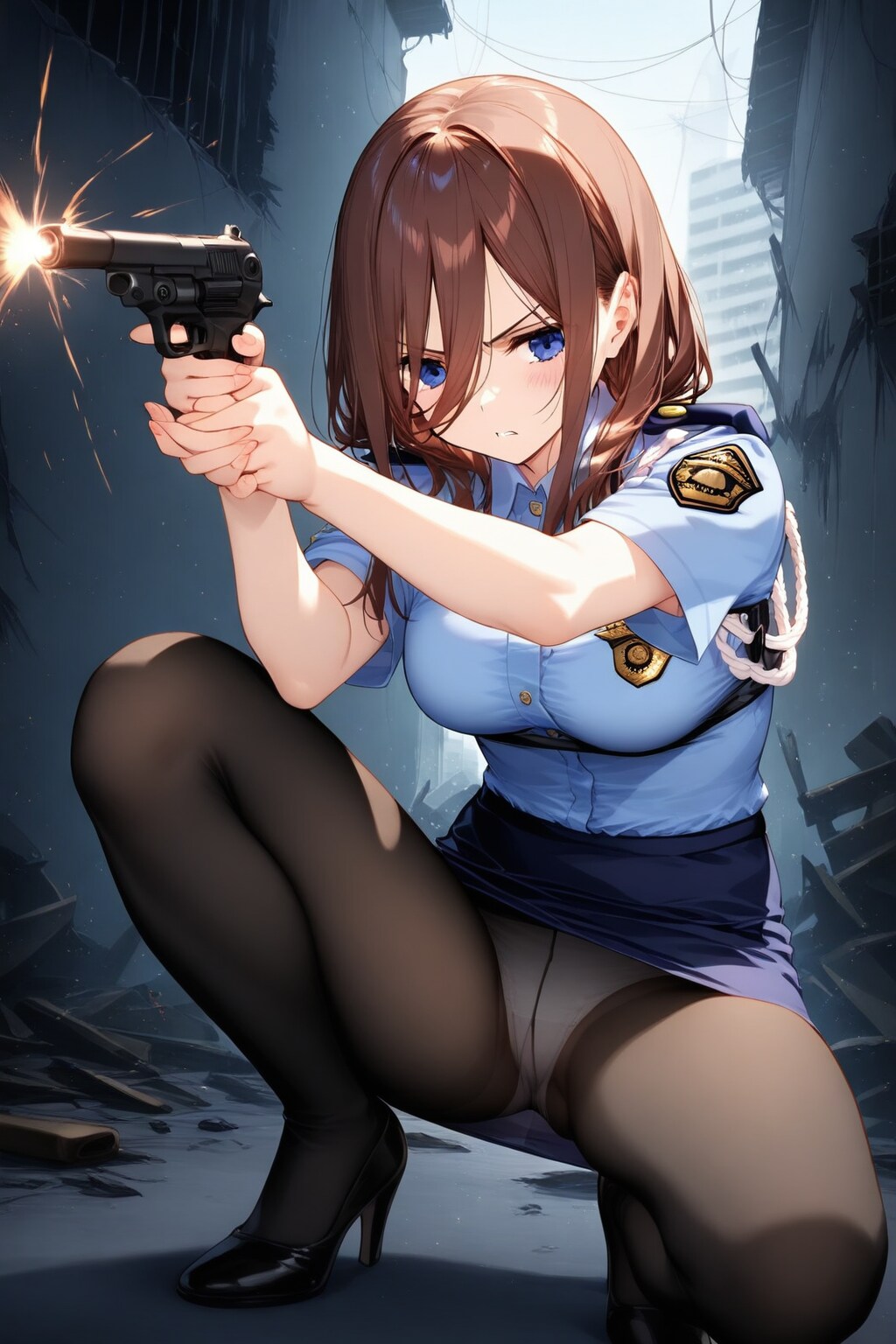 発砲開始！