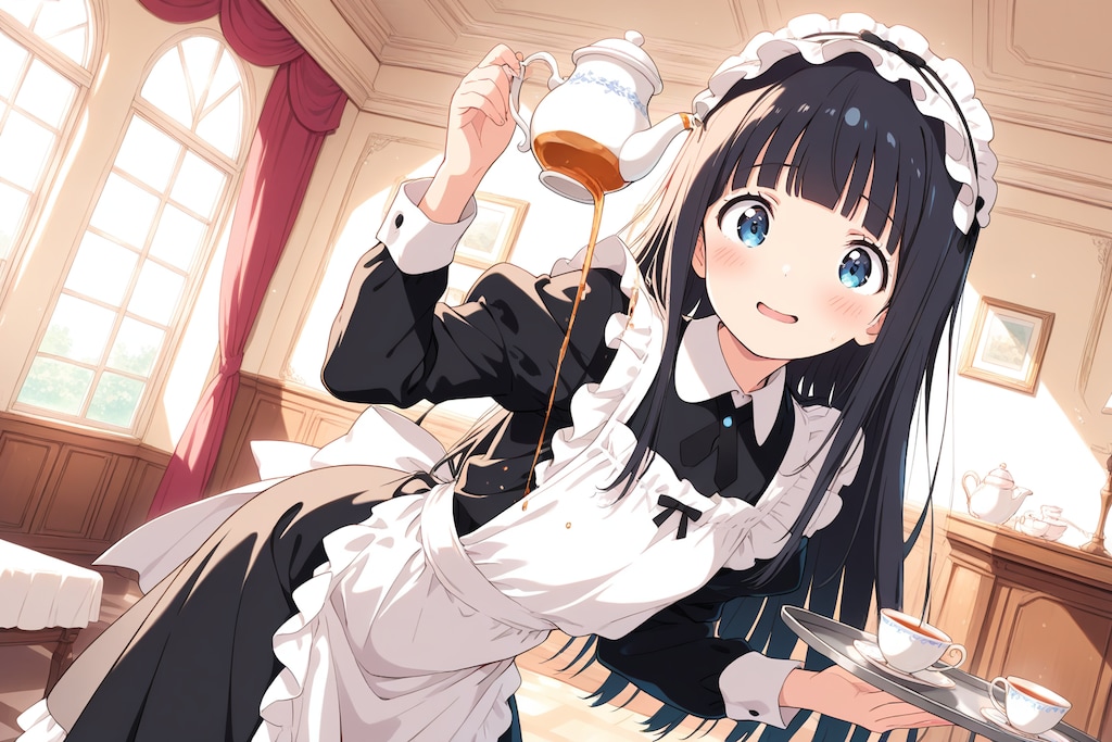 ありゃ、ティーポット割れてましたぁ