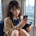 気にしてない子 7枚目