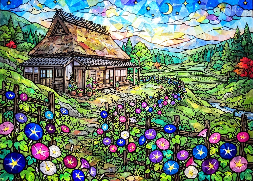 朝顔の垣