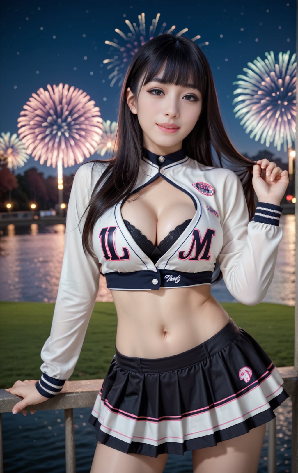 野球ユニフォームの美女