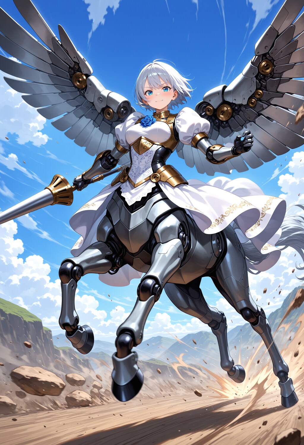 突撃！空挺人造人馬騎兵