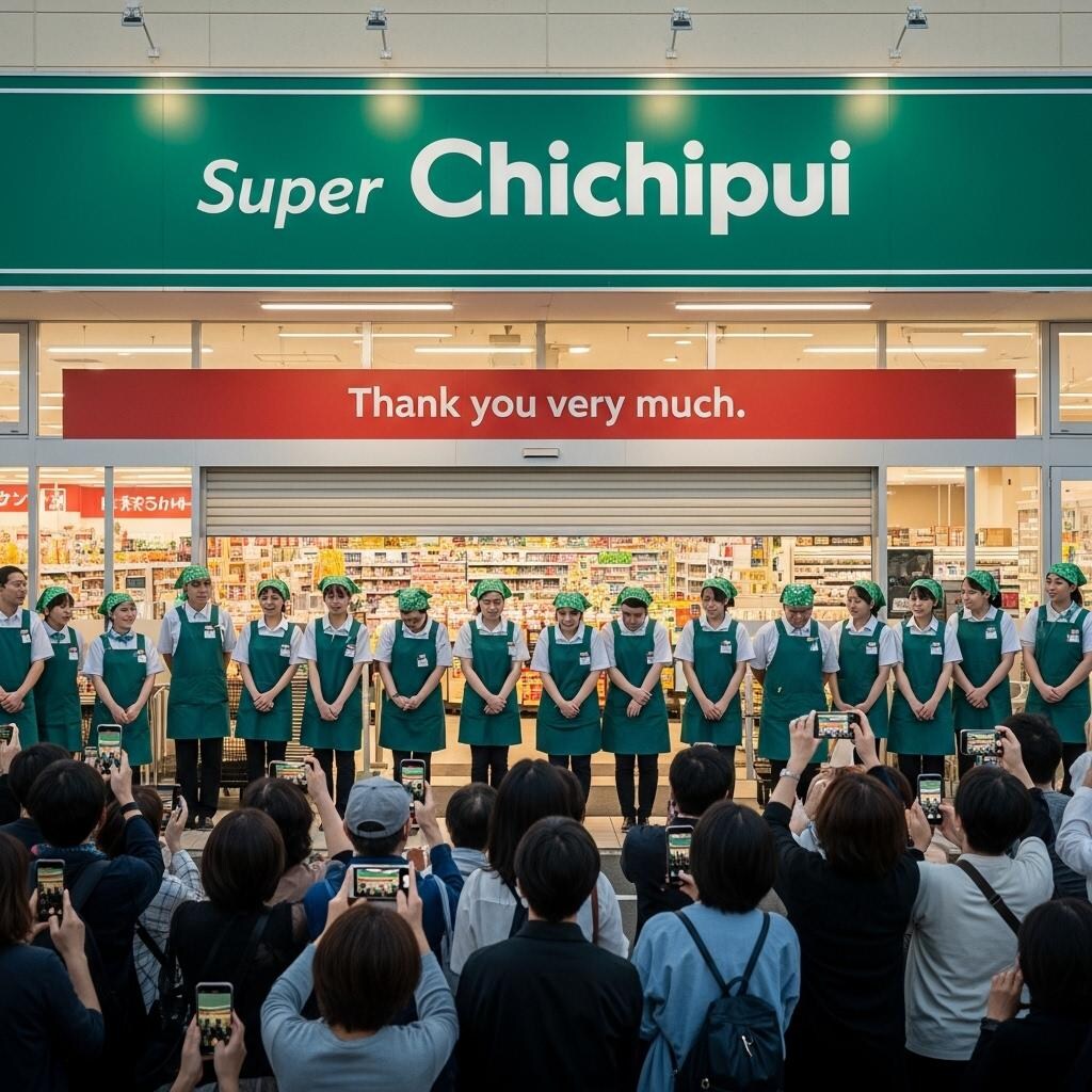 うちの近くのスーパーちちぷいが閉店(泣)