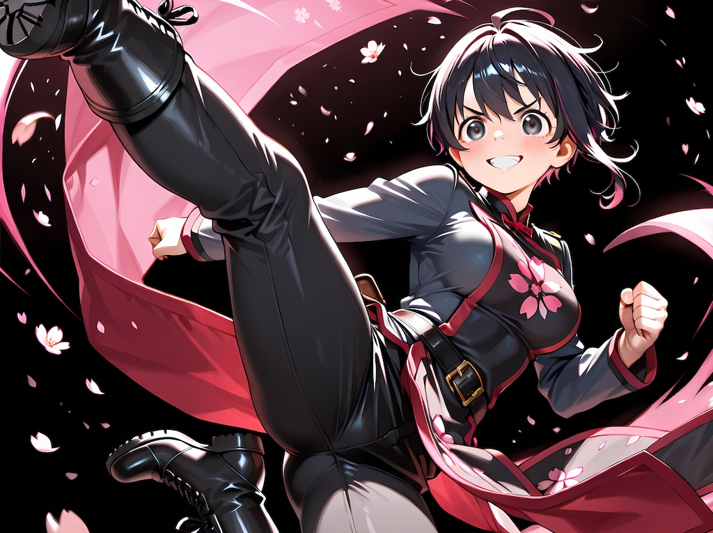 🌸格闘ガーリー桜モード🌸