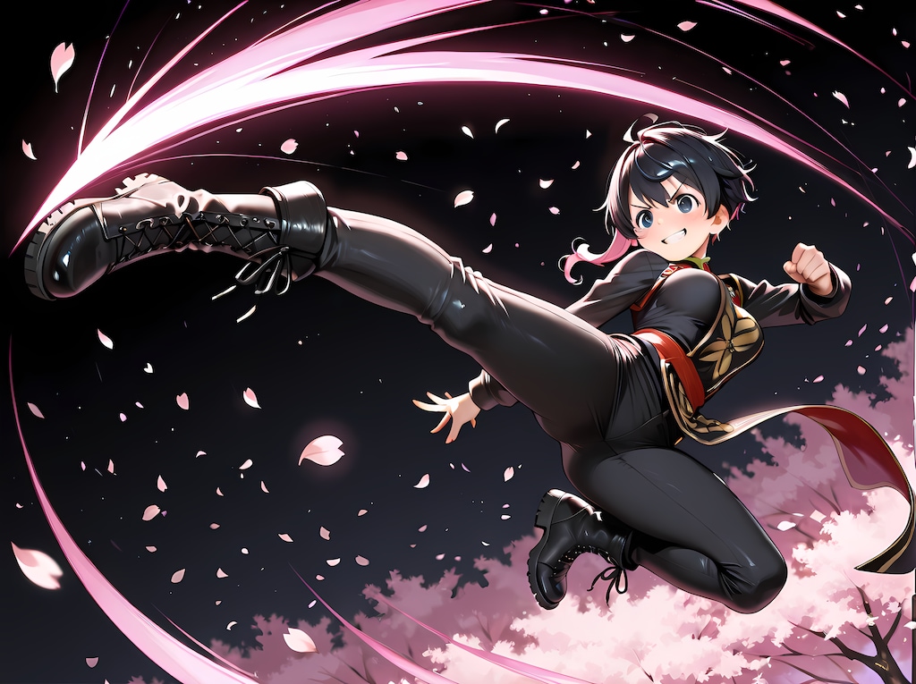 🌸格闘ガーリー桜モード🌸