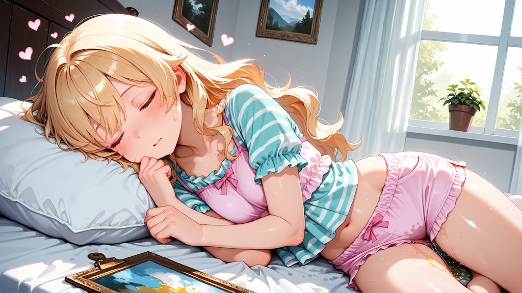 おねしょ (ベッドの上での思い出) 3