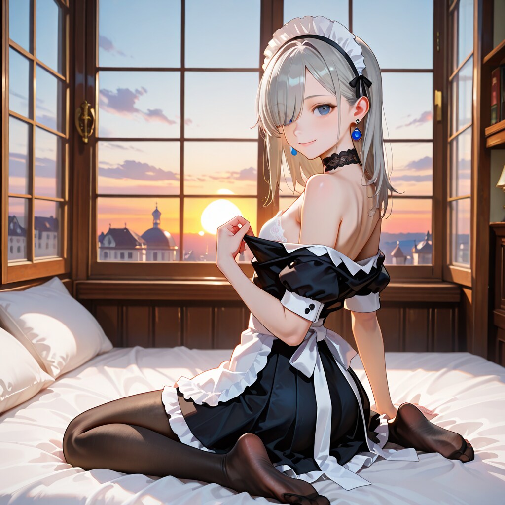 由璃亜 Maid Costume R15 (8)