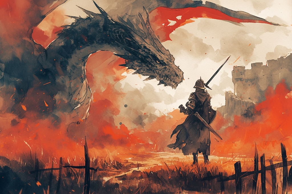 ドラゴンと少女（竜騎士）60