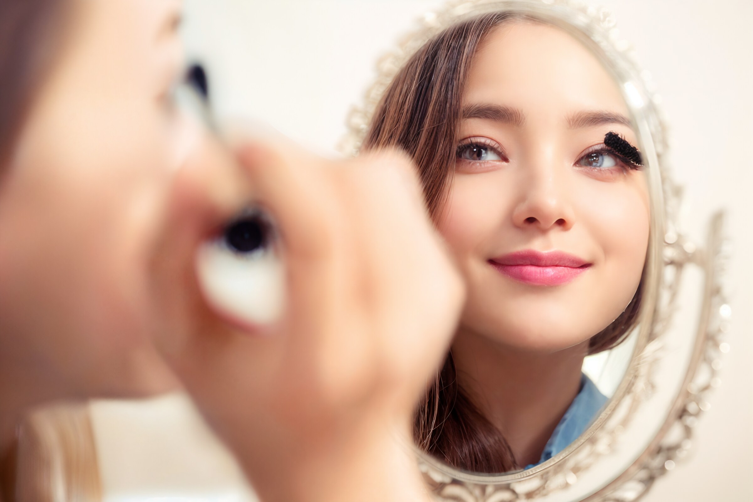 鏡の中の私 | の人気AIイラスト・グラビア