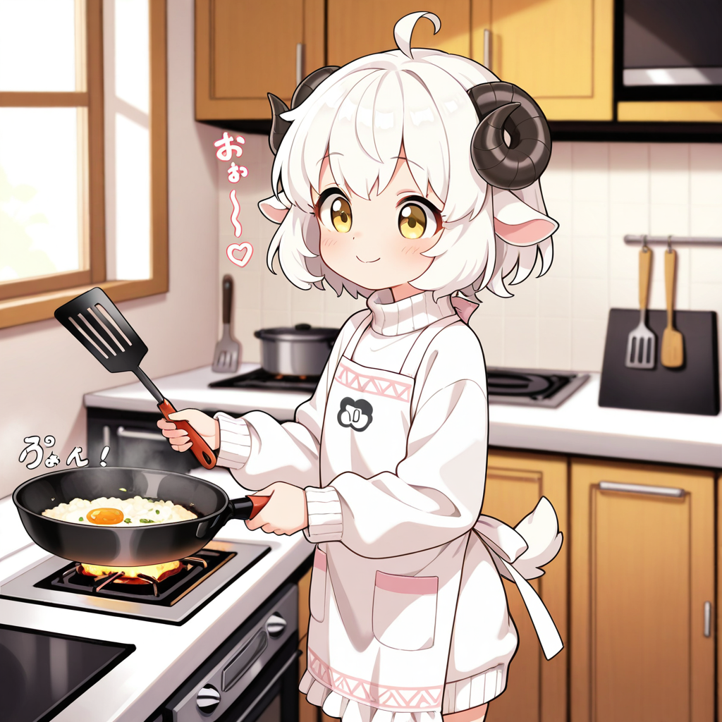 お料理が得意なメイちゃん