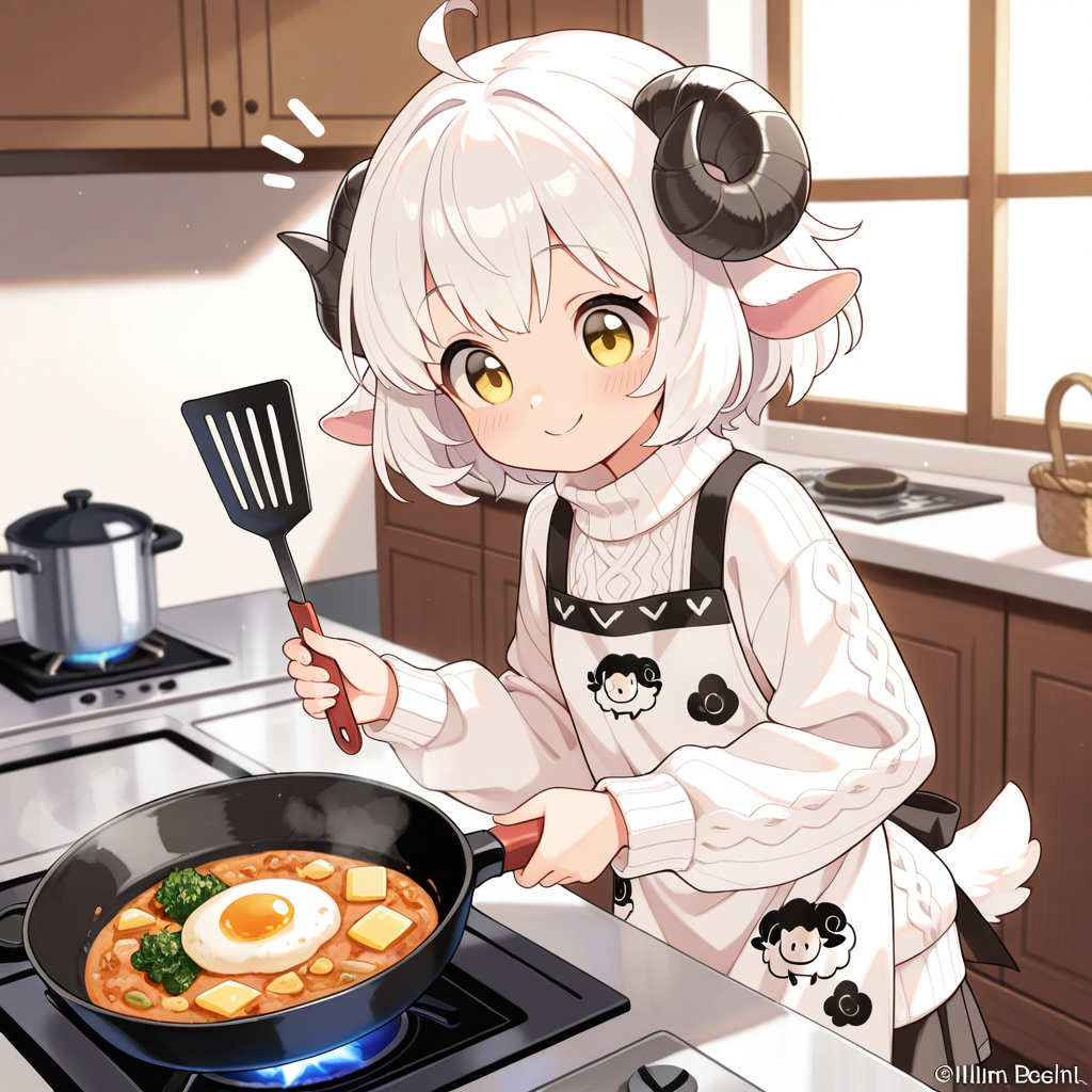 お料理が得意なメイちゃん