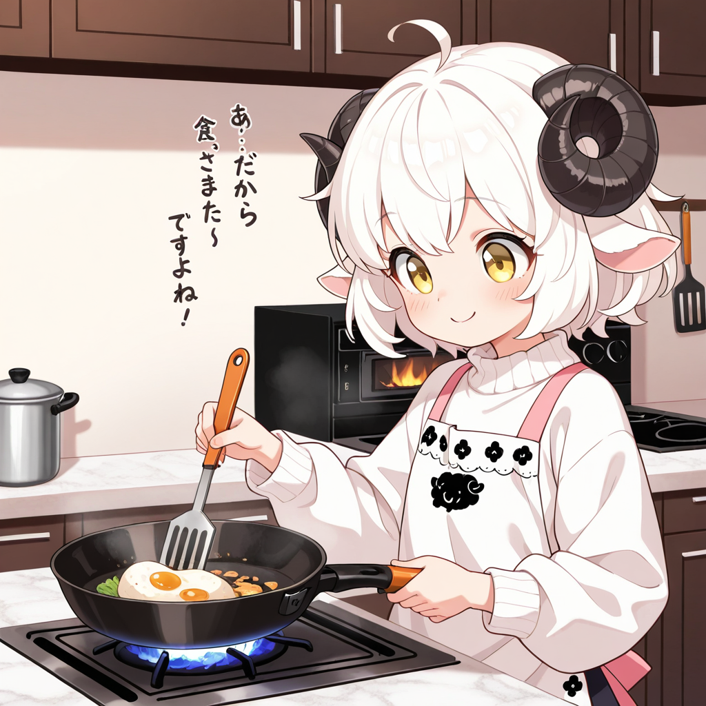 お料理が得意なメイちゃん