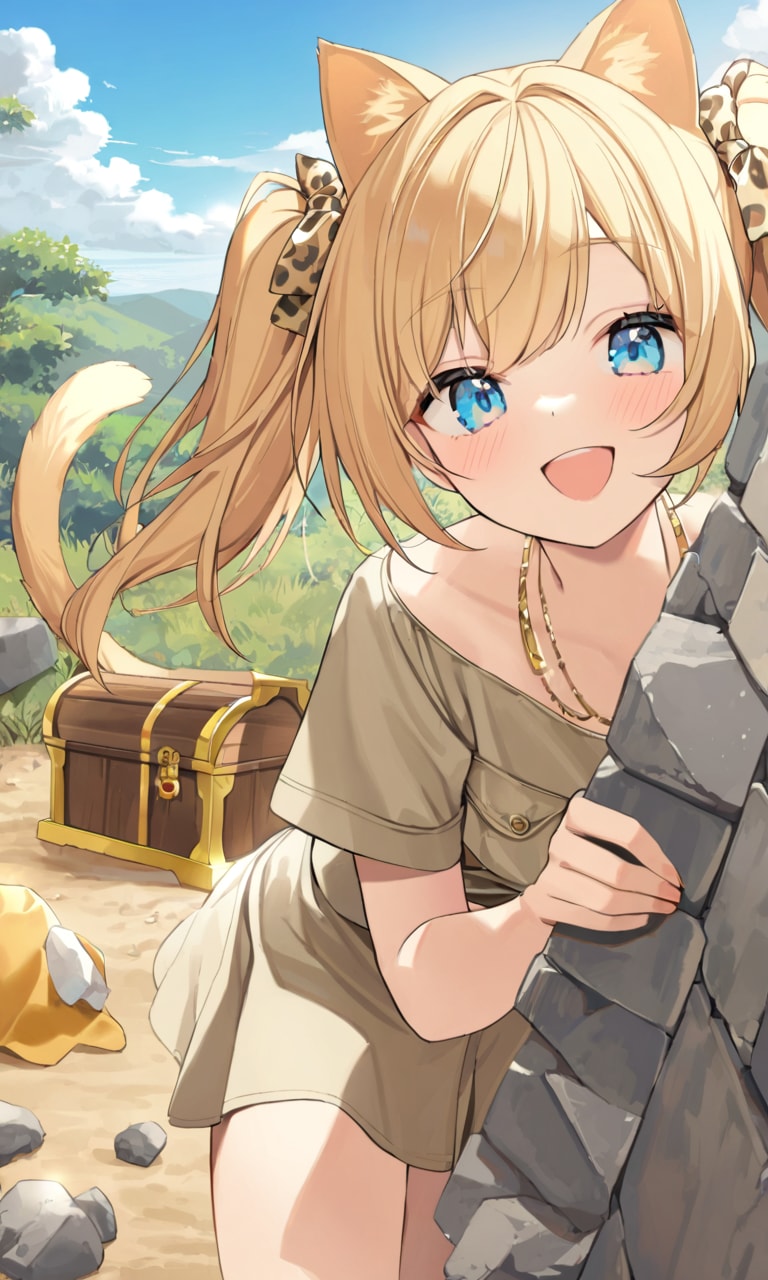 こるり「冒険家です」まや「まあそうか」 | の人気AIイラスト・グラビア