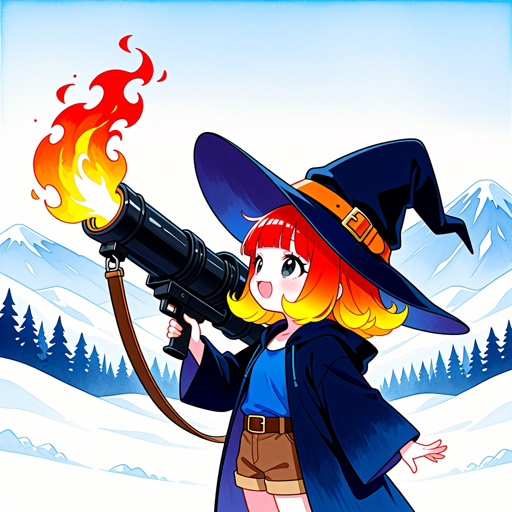 火炎放射器 | の人気AIイラスト・グラビア