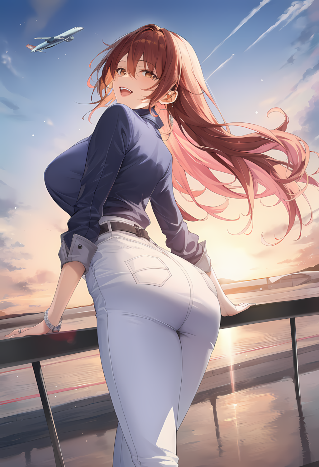 ノノカ＆ミレナの空の旅スタート✈️🌅