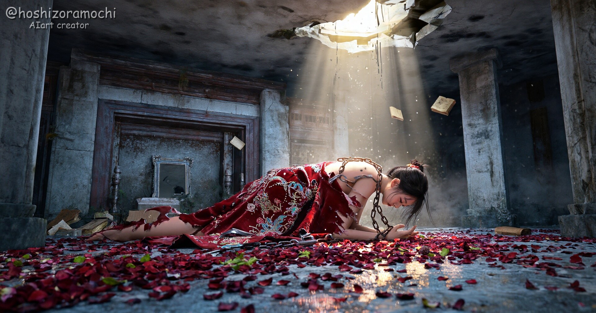 忘却の神殿に跪く嘆きの聖女 🥀⛪️ | の人気AIイラスト・グラビア