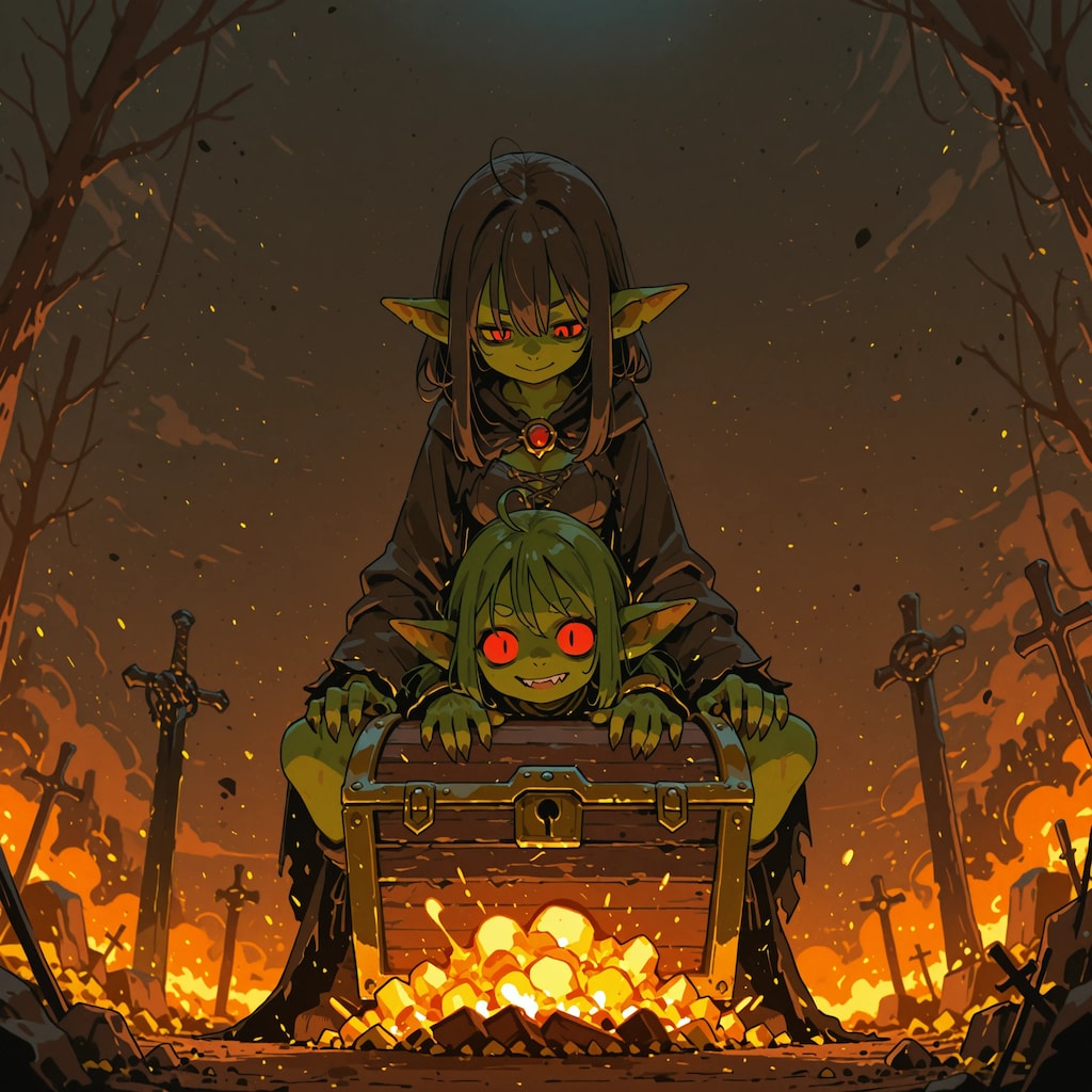 ゴブリンシーフ、魔女に見つかる