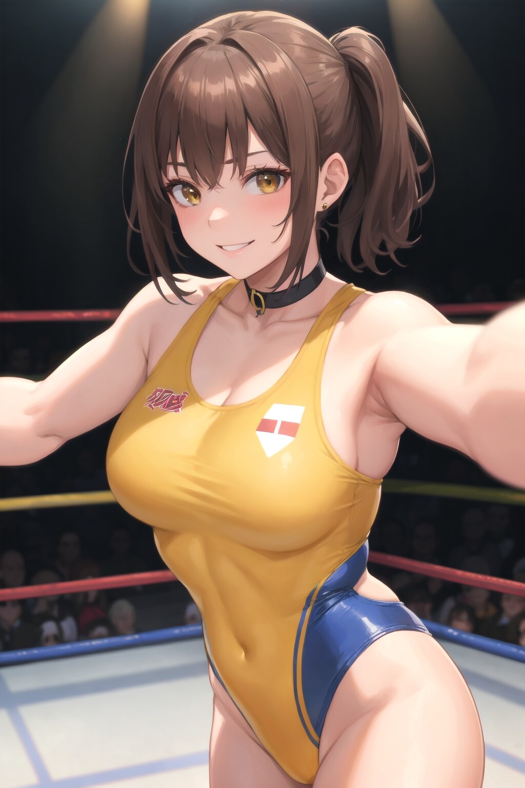 PBIW：未波絆美（１6歳、チョーカー、レオタード）２