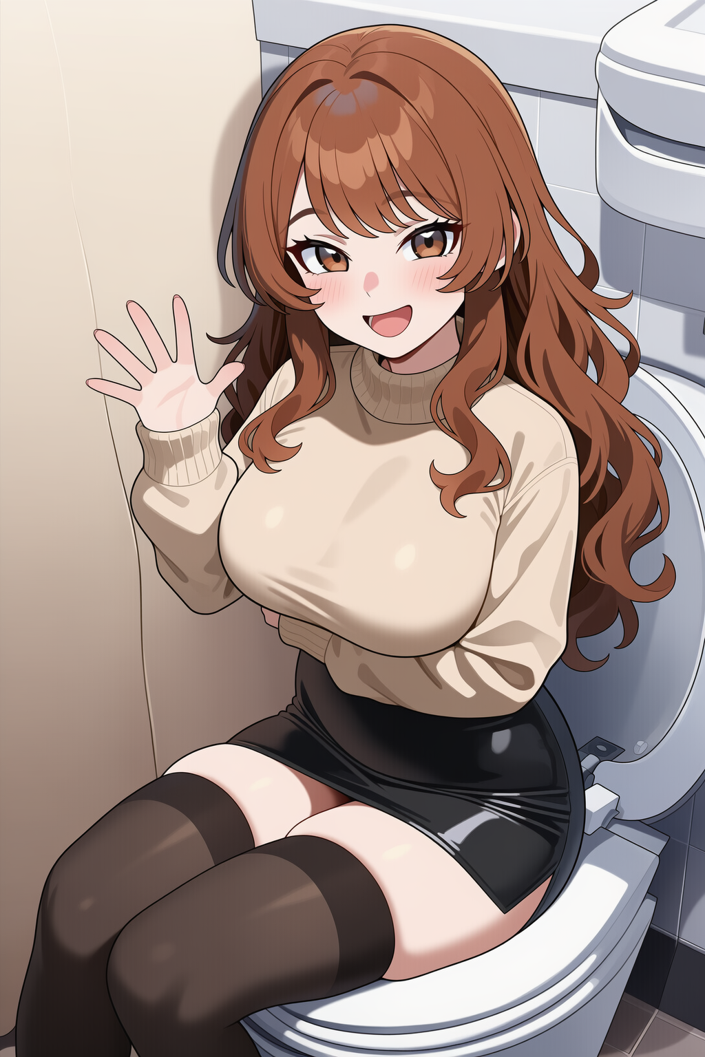 なむさんの茶髪のお姉さん
