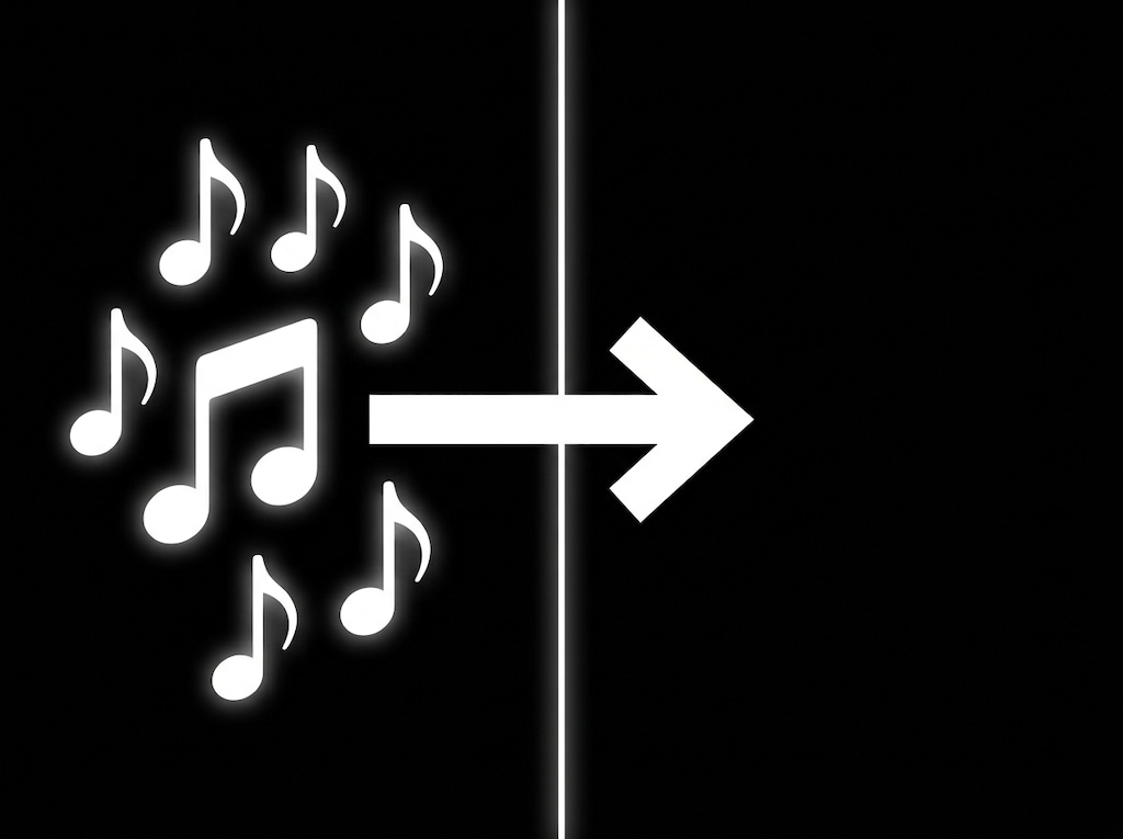 ♪→