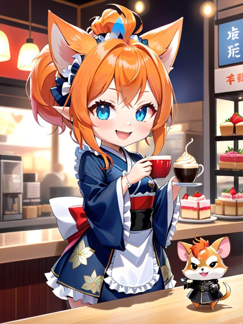 オレンジ髪ちゃん