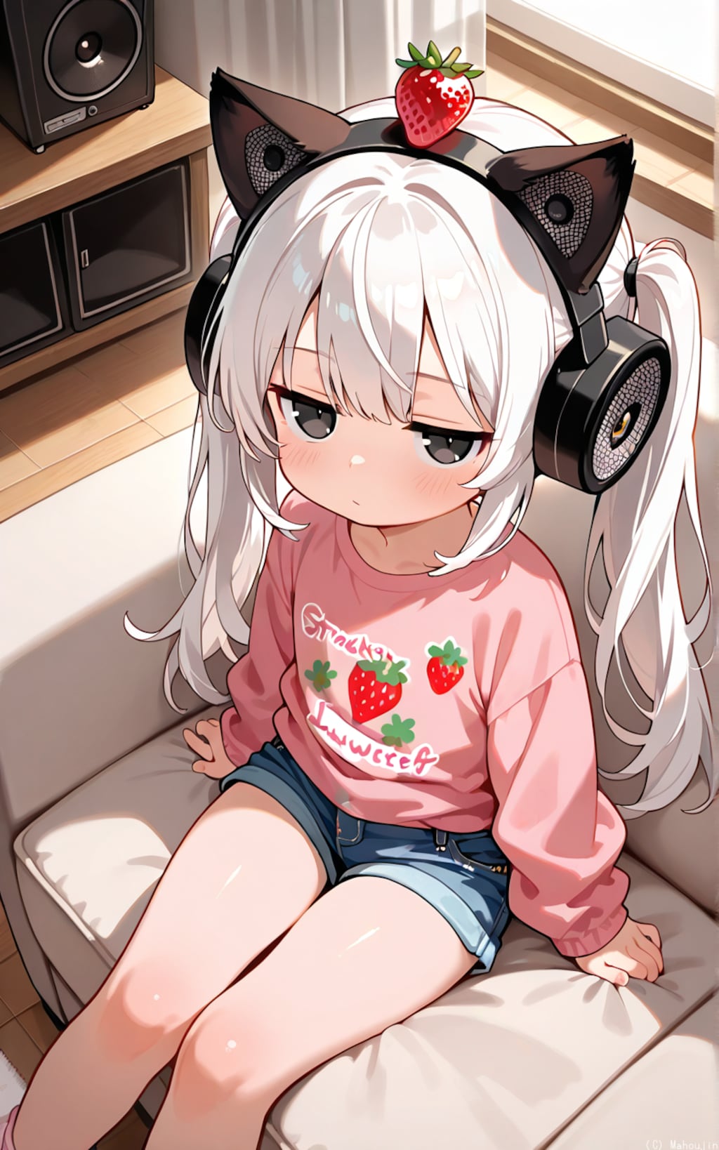 スマートスピーカーオンヘッドシロさん