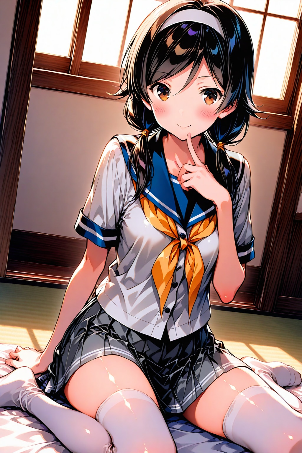 黒髪おさげさんの誰服クイズその3