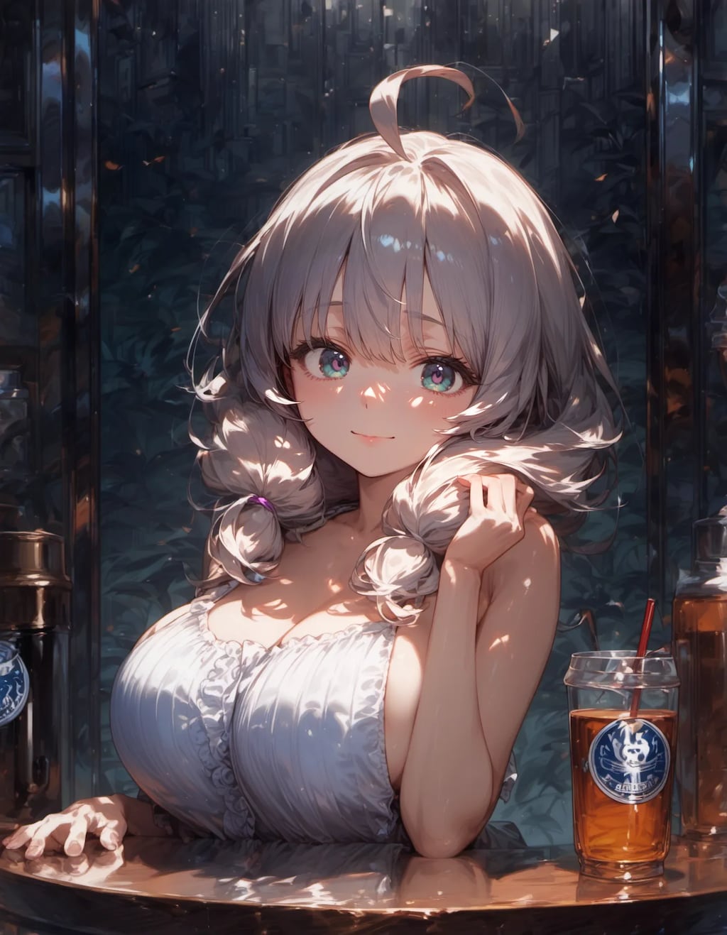 Moonlit Café Serenity