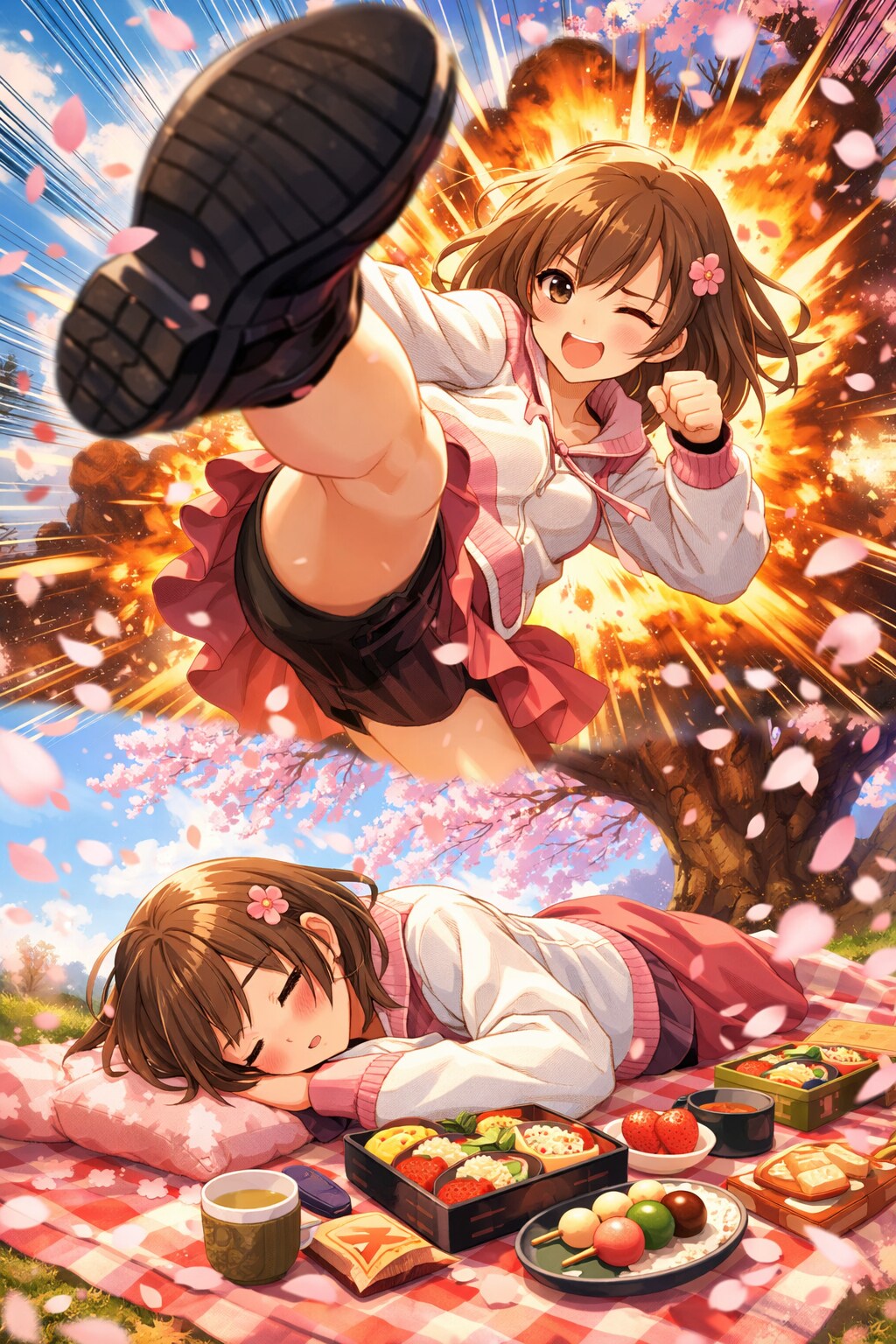 夢を見る少女