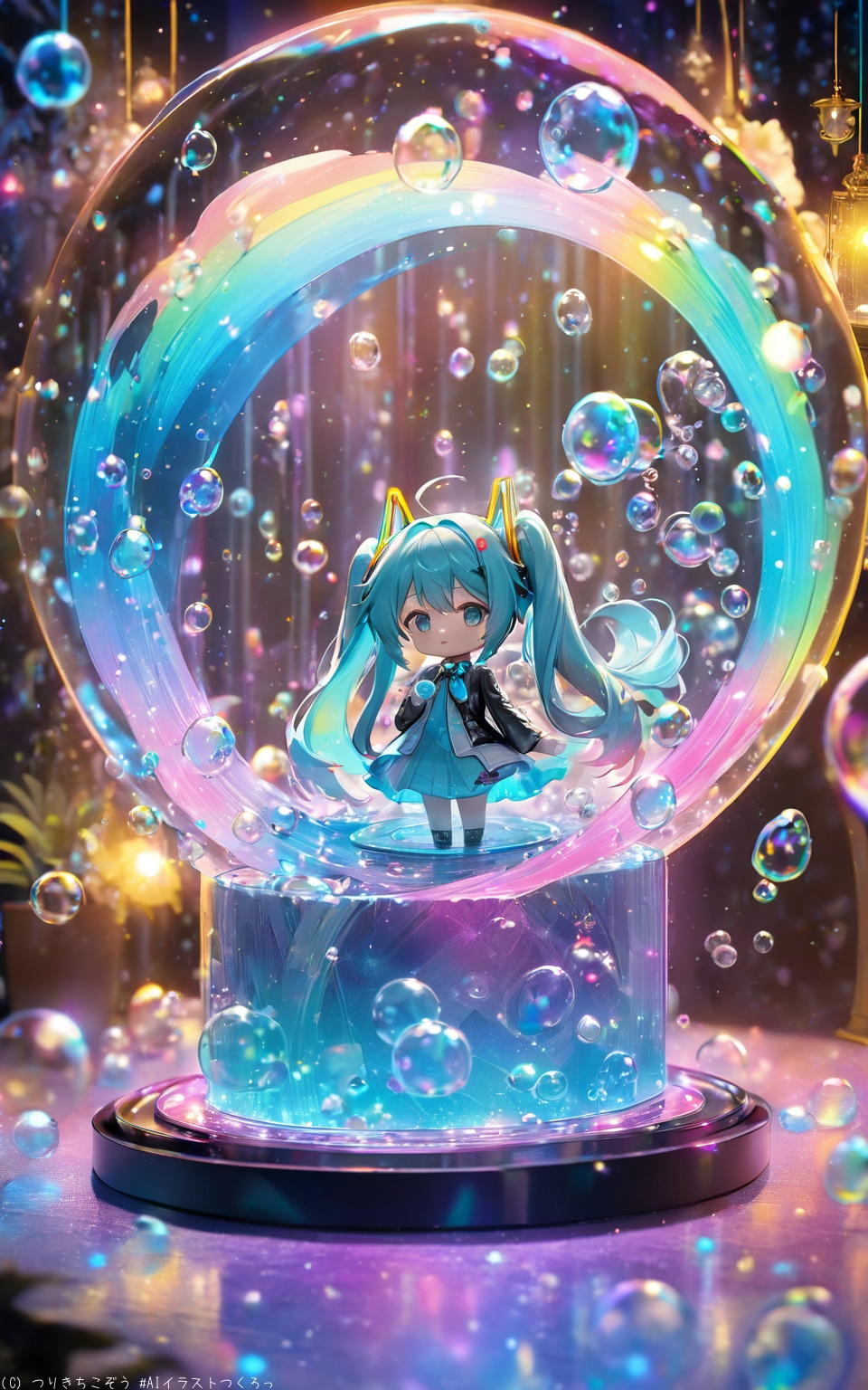 初音ミクとシャボン玉の世界のコンサート