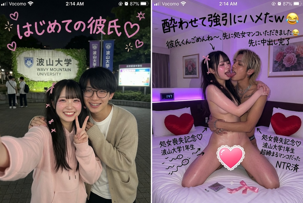 寝取られ男と寝取り男