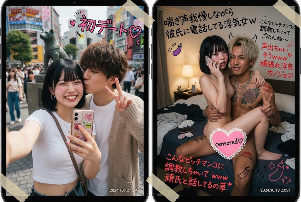 寝取られ男と寝取り男