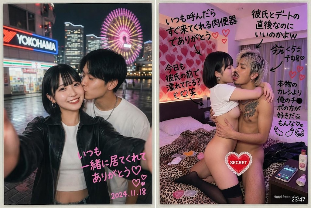 寝取られ男と寝取り男