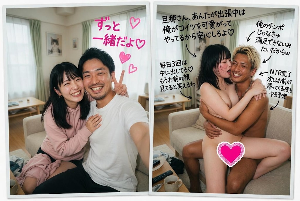 寝取られ男と寝取り男